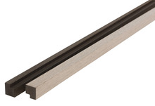 Afslutningsliste til akustikpanel grey oak 2-pk.